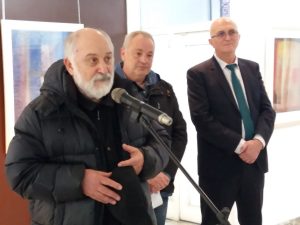 izlojba240217 2 Зам.-кметът Венцислав Христов откри снощи изложба на бургаския художник Ненко Токмакчиев