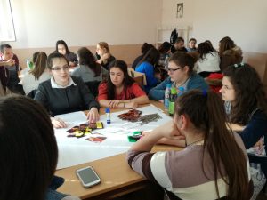kafene240217 1 Вчера ОСНВ и ПИЦ организираха поредната дискусия по метода „Световно кафене”