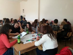 kafene240217 3 Вчера ОСНВ и ПИЦ организираха поредната дискусия по метода „Световно кафене”