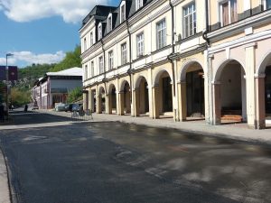 barokoviremont250417 1 Отварят асфалтираната улица пред Бароковите къщи в Ловеч на 26 април