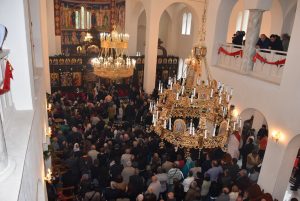 oscveshtavanehram105178 Освещаването на катедралния храм „ Св. св. Кирил и Методий“ в Ловеч събра елита на държавата