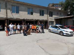 troyanpolice210717 1 За втора поредна година деца от ЦНСТ от с.Ново село - област Видин гостуваха на полицаите от РУ Троян