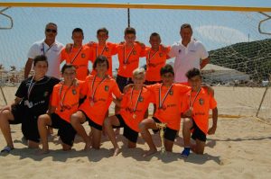 futbol 1 1 Трето място за отбора на „Ловеч-2018“ в Национален детски турнир по плажен футбол - 2018