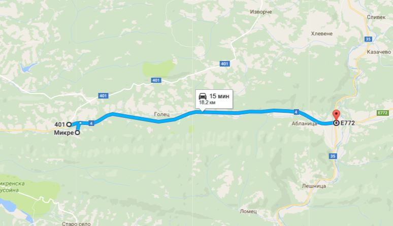 patlovech3008161 Временно от 13.00 до 18.00 часа се затваря за движение участъка от с. Микре до гр. Ловеч. Ще се полага нова пътна маркировка