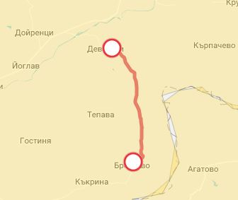 Ограничено е движението по път II-35 от границата с област Плевен до ...