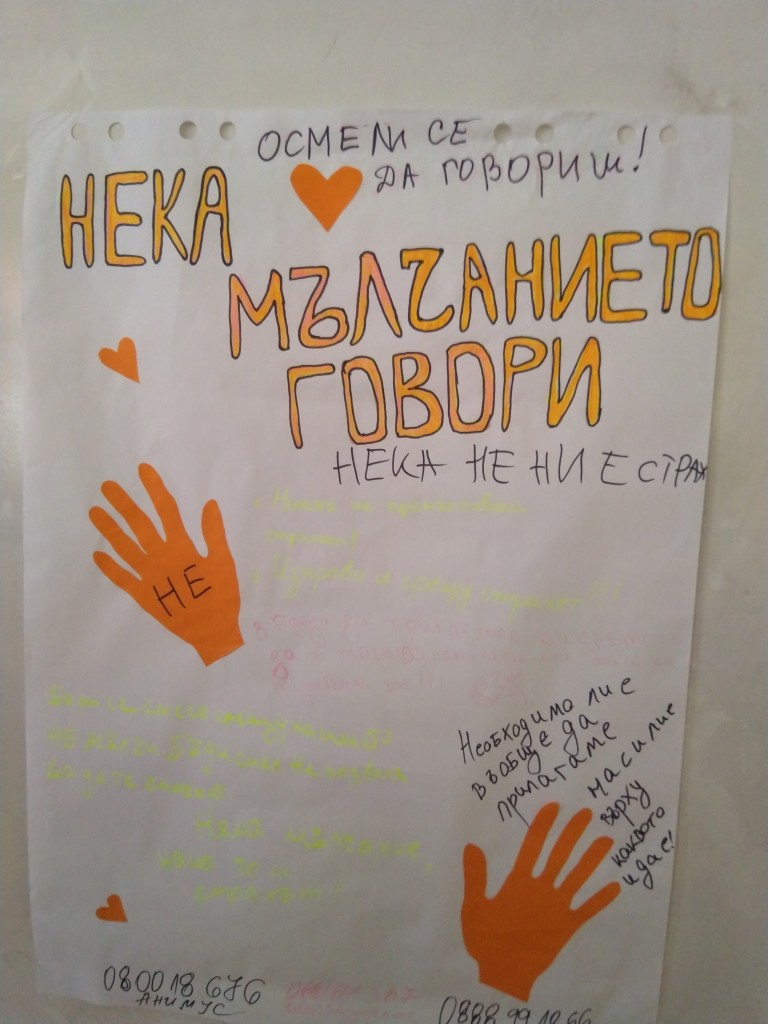 protivnasilieto3011182 Превантивно-информационният център за борба с наркотичните вещества в Ловеч отбеляза Международен ден за елиминиране на насилието срещу жените