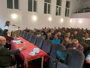 bspbahovica151019 1 Трябва да направим така, че в Ловеч вечер да има повече светещи прозорци, заяви Радина Банкова, кандидат за кмет на общината пред жителите на село Баховица