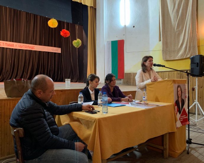 bspslaviani191019 3 Имам три предимства пред всички останали кандидати за кмет на община Ловеч, за да спечеля, заяви Радина Банкова на предизборна среща в село Славяни