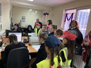 decapolice801204 Малките полицаи от ловешките Детски полицейски управление са първите гости в ОД МВР-Ловеч за Новата 2020год