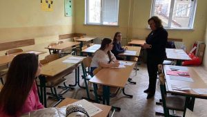ezikova2202201 За първи път в ПЕГ „Екзарх Йосиф I” в Ловеч се състоя изпит за френска езикова диплома (DELF) за нива В1 и В2