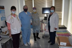ehograf2904201 Ехограф на стойност 54 000 лева е е част от голямото дарение за болницата на обща стойност 280 000 лева