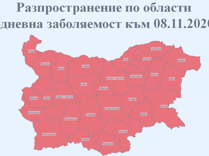covid red zone bg 1611291 Училището в Затвора Ловеч и още 4 учебни заведения на територията на област Ловеч са на дистанционен режим на обучение