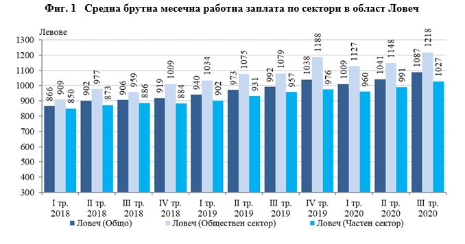 nsi zaplati lovech 2711201 НСИ: Средната брутна месечна работна заплата в област Ловеч за юли 2020 г. е 1 116 лв., за август  - 1 029 лв. и за септември - 1 115 лева.