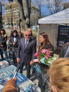 МАРЕШКИ ТАСКОВА СТАРА ЗАГОРА 260321 1 МАРЕШКИ: ДА ИЗГОНИМ ВСИЧКИ ПОЛИТИЧЕСКИ РАЗБОЙНИЦИ, КОИТО ВИ ГРАБИХА И ЛЪГАХА