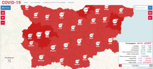 covid map 1504211 35 нови положителни случая на COVID-19 в област Ловеч, от които 12 души са хоспитализирани