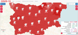 covid map 1804211 Под 500 на 100 000 души население спаднаха новозаразените за последните 14 дни. Четирима са починали за денонощие