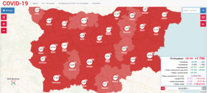 covid map 2404211 Активните случаи в област Ловеч са 726, като 563 са на домашна изолация и 163 са хоспитализираните