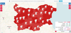 covid map 604211 8 нови положителни случая за COVID-19, от които 24 души са хоспитализирани. Сред заразените са бебе под 1 г., 3 учители и санитар