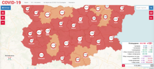 covid map 1705211 Само 4 са новите случаи на Covid-19 в област Ловеч