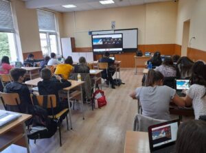 proekt erazmus 170521 1 90 ученици от ОУ „Васил Левски“ се включиха в онлайн среща по „Еразъм+“