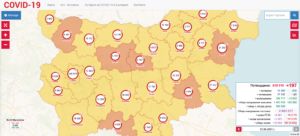covid map 306211 Само пет са новите случая на Covid-19 в област Ловеч за денонощието