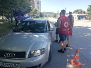 red cross 290621 3 ОС НА БЧК ЛОВЕЧ В ПАТРТНЬОРСТВО СЪС СЕКТОР „ПЪТЕН КОНТРОЛ“ И СБА ПРОВЕДОХА АКЦИЯ ПОД НАДСЛОВ „НА ПЪТЯ ЖИВОТЪТ Е С ПРЕДИМСТВО!“