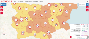 covid map 1008211 Кметът на Община Ловеч Корнелия Маринова призова гражданите да се ваксинират колкото може по-скоро