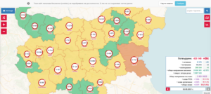 covid map 208211 Вече сме в началото на четвъртата вълна на COVID-19
