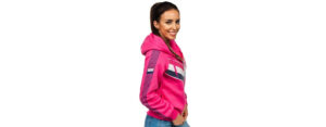 bluzy damskie z kapturem 2 Какво да носим с дамски суитчър с качулка? Вижте най-добрите тоалети!