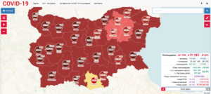 covid map 1901221 135 са с Covid-19 през изминалото денонощие в област Ловеч. Още 2 паралелки и 3 групи от детски градини са поставени под карантина