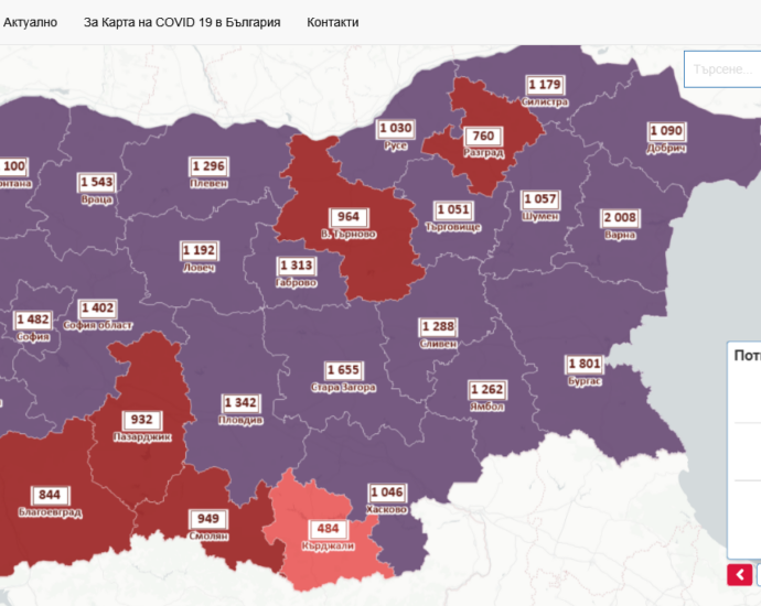 covid 160222 5 Новозаразени на 14-дневна база за oбласт Ловеч намаляват. Новите случаи са 89. Хоспитализираните са 16
