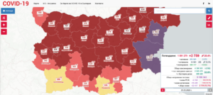 covid map 103221 Сред 39-те нови случая на Covid-19 в област Ловеч, 7 човека са от 3 семейни огнища