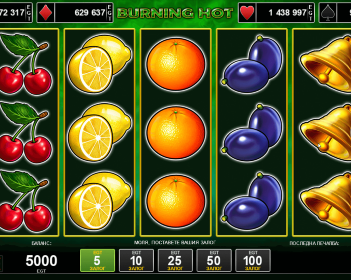 Pregled na Burning Hot Slot Преглед на Burning Hot Slot
