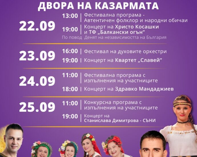 festival ritamabg 2507221 От 22-ри до 25-ти септември 2022 г. в Ловеч ще се проведе традиционният Национален фолклорен събор „Ритъмът на България“