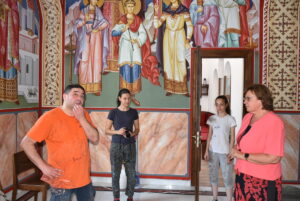 hram izografisvane 2707221 2 Проф. д-р Владимир Аврамов е запознал кмета Маринова с процеса на изографисване в новия катедрален храм "Св. св. Кирил и Методий" в Ловеч
