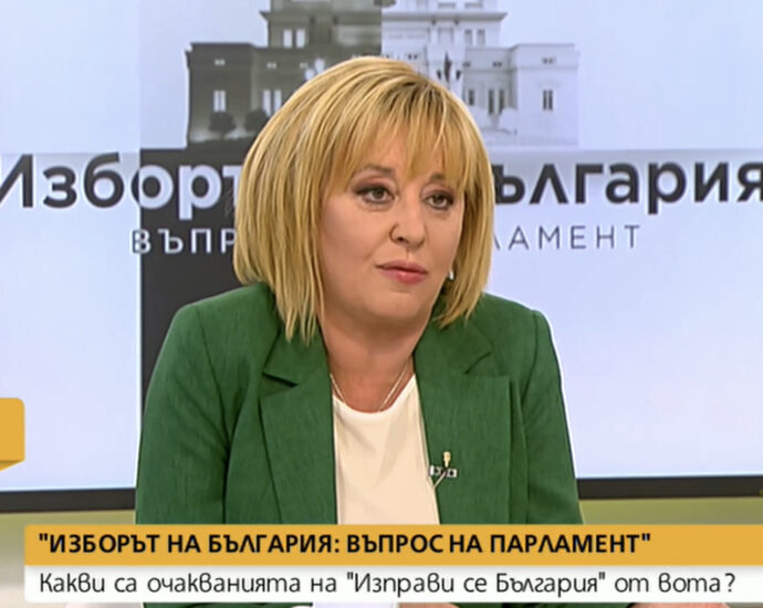 manolova izpravise 2809221 Мая Манолова: Очаквам безпринципни коалиции след 2 октомври