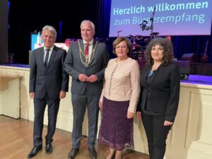 Erfurt 310221 3 Кметът Корнелия Маринова и Председателят на ОбС Ловеч Петър Цолов са на посещение в Ерфурт