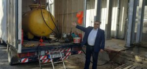 ou melta 610221 2 Тази сутрин започна източването на амоняка от хладилната инсталация на „Мелта-90“.