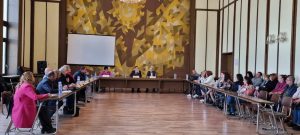 sreshta bolnica 1803241 Среща между медици от МБАЛ „ Проф. Параскев Стоянов“ и представители на различни власти се проведе в Областна администрация Ловеч