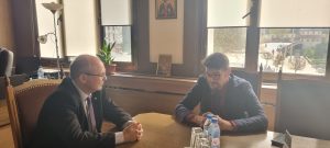 ou obdh 104241 Областният управител Виктор Стойчев и и.д. директор на ОДБХ д-р Ангел Ангелов проведоха работна среща