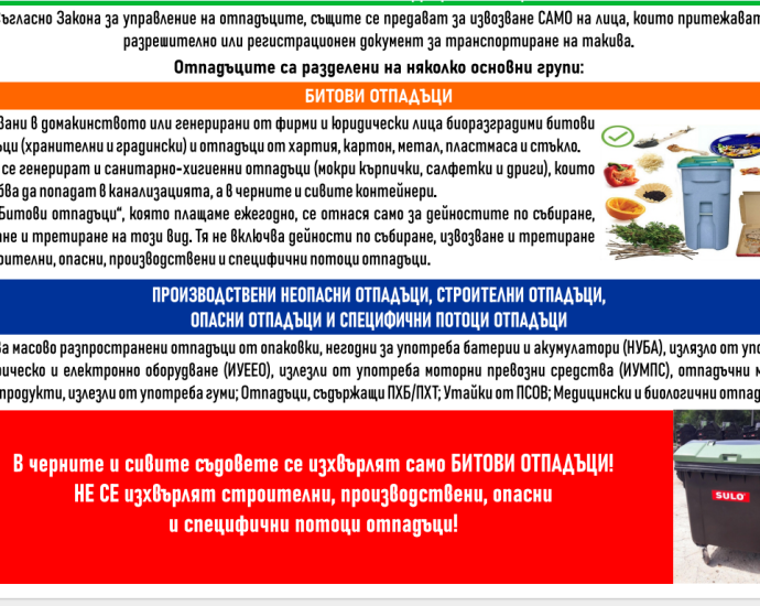 broshura troyan 1705241 Община Троян ще разпространи информационна брошура за функциониращата към момента система за управление на отпадъците