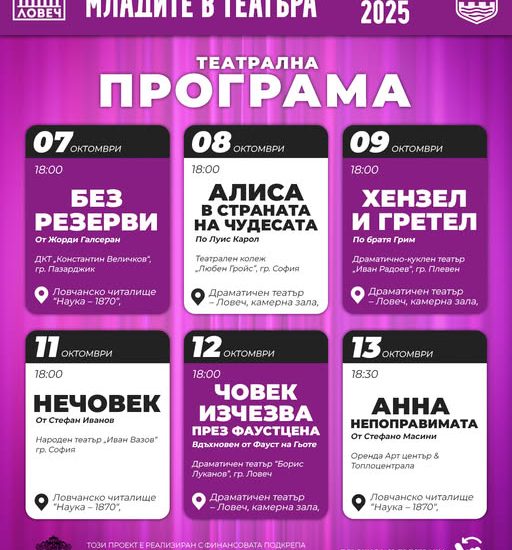 ловеч театър програма 310251 Фестивал в Ловеч надниква в бъдещето на театъра срещу билет от 10 лева