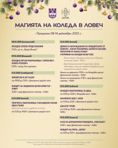 koleda lovech 81225 1 Неделният ден в Ловеч ще премине в празнична атмосфера с музика, срещи и коледно настроение за малки и големи.