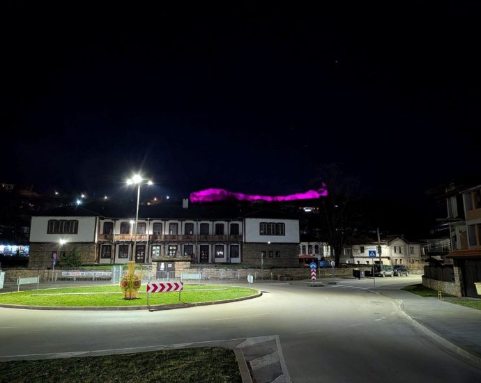 lovech krepost 270326 Ловешката крепост грейна в лилаво в знак на съпричастност към хората с епилепсия