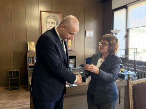 oblast konsul sreshta lovech 110326 ДИПЛОМАТИЧЕСКА СРЕЩА В ЛОВЕЧ: ОБЛАСТНИЯТ УПРАВИТЕЛ ПОЛЯ ВЪРБАНОВА ПРИЕ ГЕНЕРАЛНИЯ КОНСУЛ НА ТУРЦИЯ