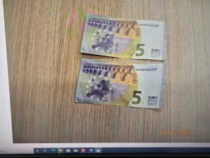 falshivi pari 30626 2 След получен сигнал от търговски обекти в Тетевен е установен 35-годишен мъж от село Градежница прокарал в обращение на неистински парични знаци