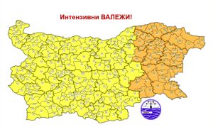 Опасни явления Ловеч 210726 Очакват се захлаждане, гръмотевични бури и проливни валежи в област Ловеч в сряда
