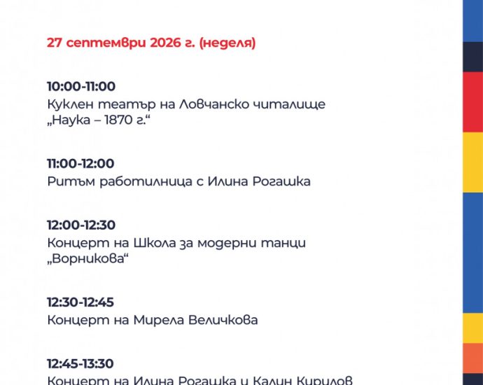 twin festival lovech 230926 Школа за модерни танци „Ворникова“ ще се включи в неделната програма на Twin Towns & Friends 2026